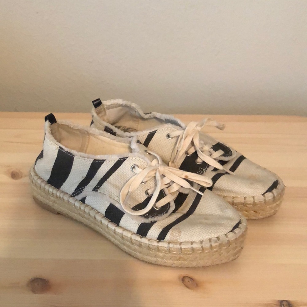 Striped Espadrille Sneakers